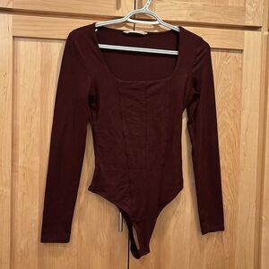 Bluenotes maroon body suit